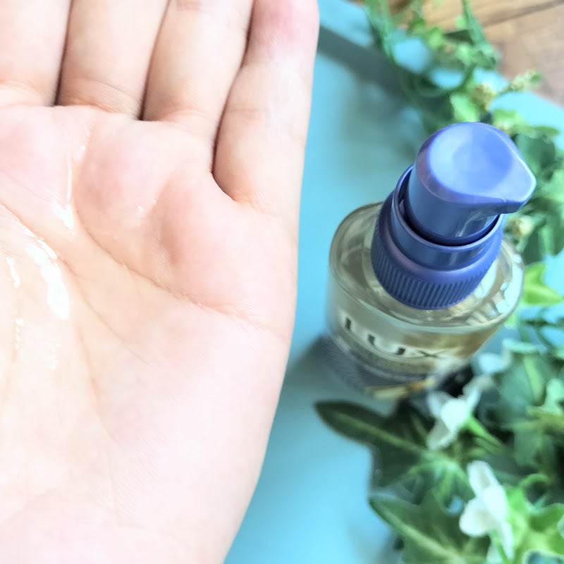 ラックス スーパーリッチシャイン リラックスナイトケア まとまりヘアオイル/LUX/ヘアオイルを使ったクチコミ(3枚目)