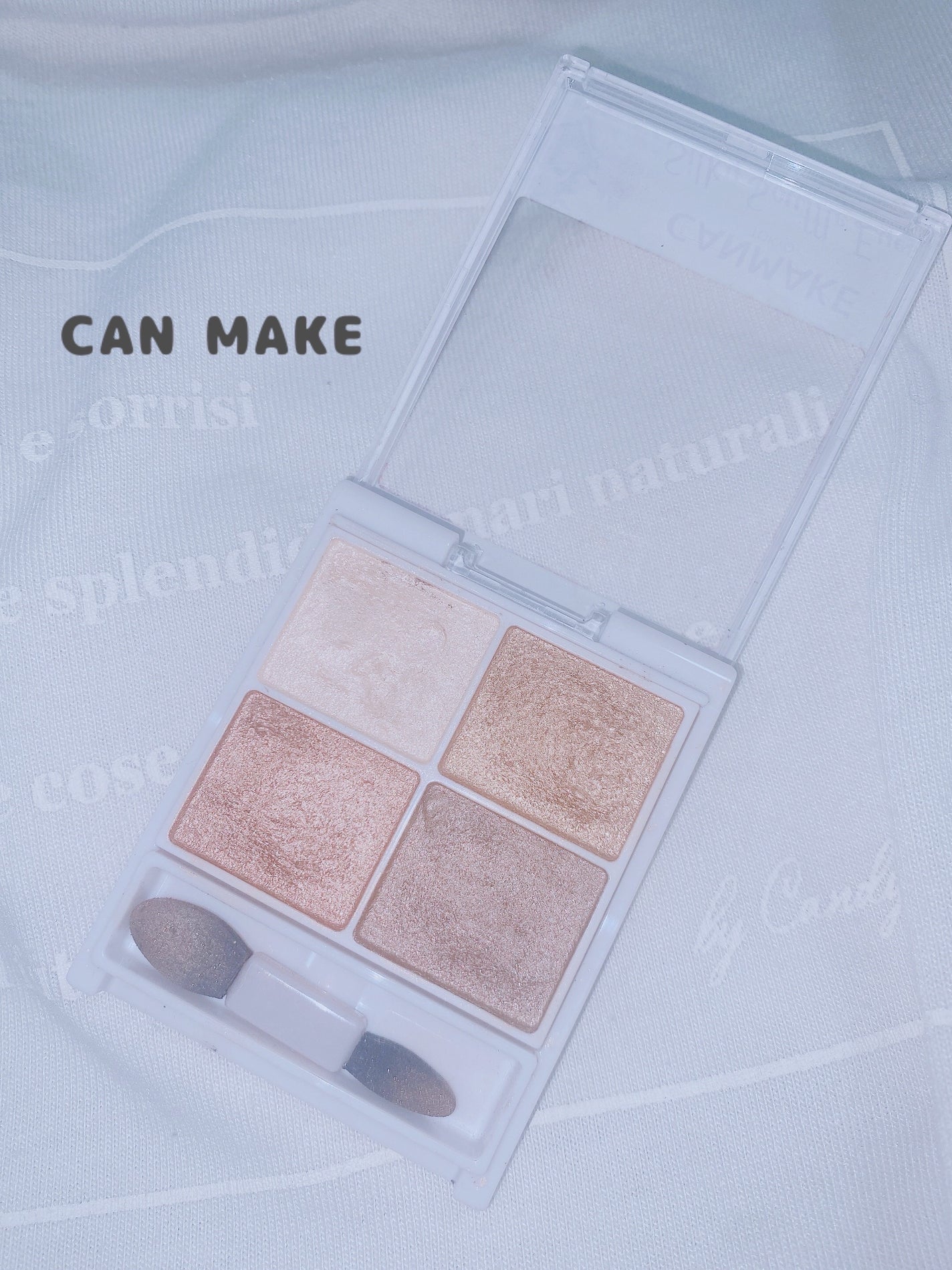 シルキースフレアイズ/キャンメイク/アイシャドウパレットを使ったクチコミ(1枚目)