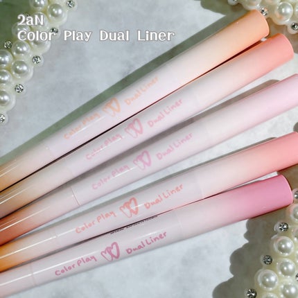 カラープレイデュアルライナー/2aN/スティックアイシャドウを使ったクチコミ(2枚目)