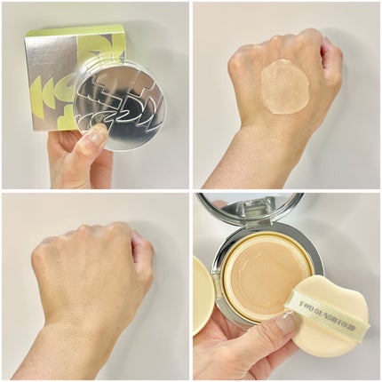 エンジェリックサテンクッション/TWO SLASH FOUR/クッションファンデーションを使ったクチコミ(2枚目)