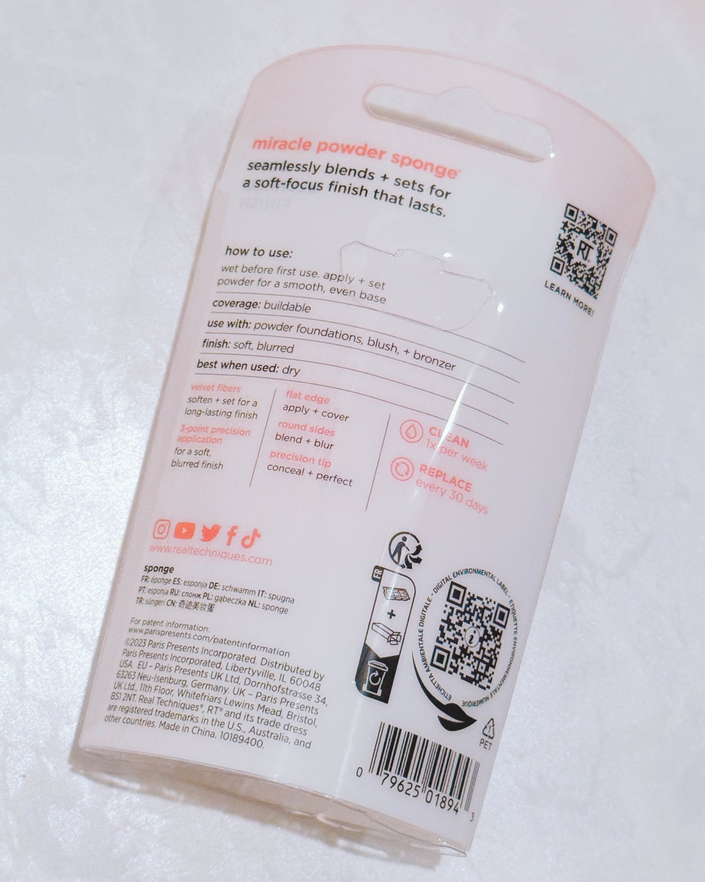 ミラクルパウダースポンジ/Real Techniques/パフ・スポンジを使ったクチコミ(2枚目)