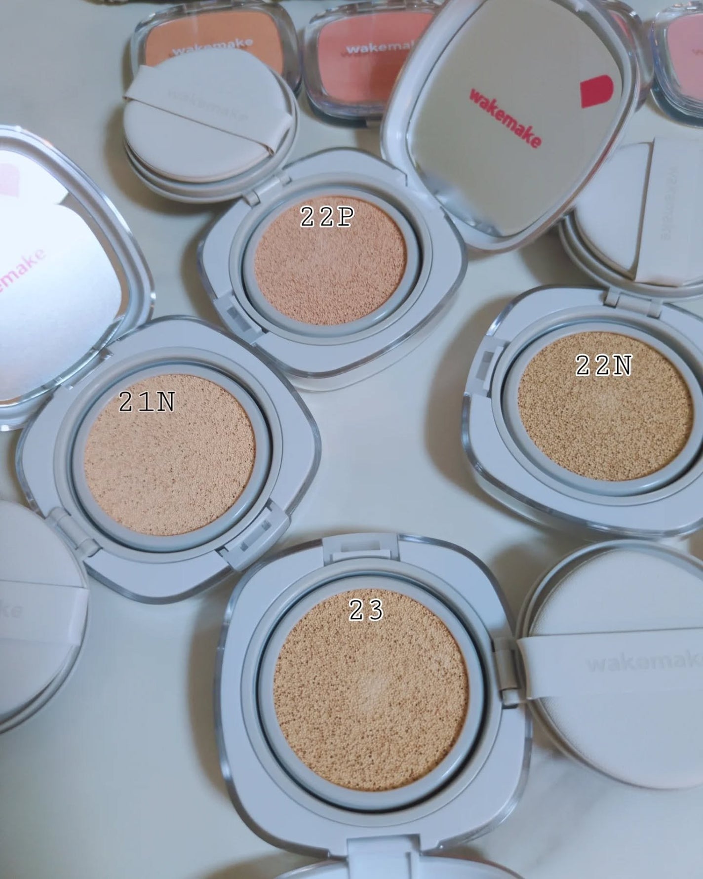 シームレスウェアクッション/wakemake/クッションファンデーションを使ったクチコミ(4枚目)