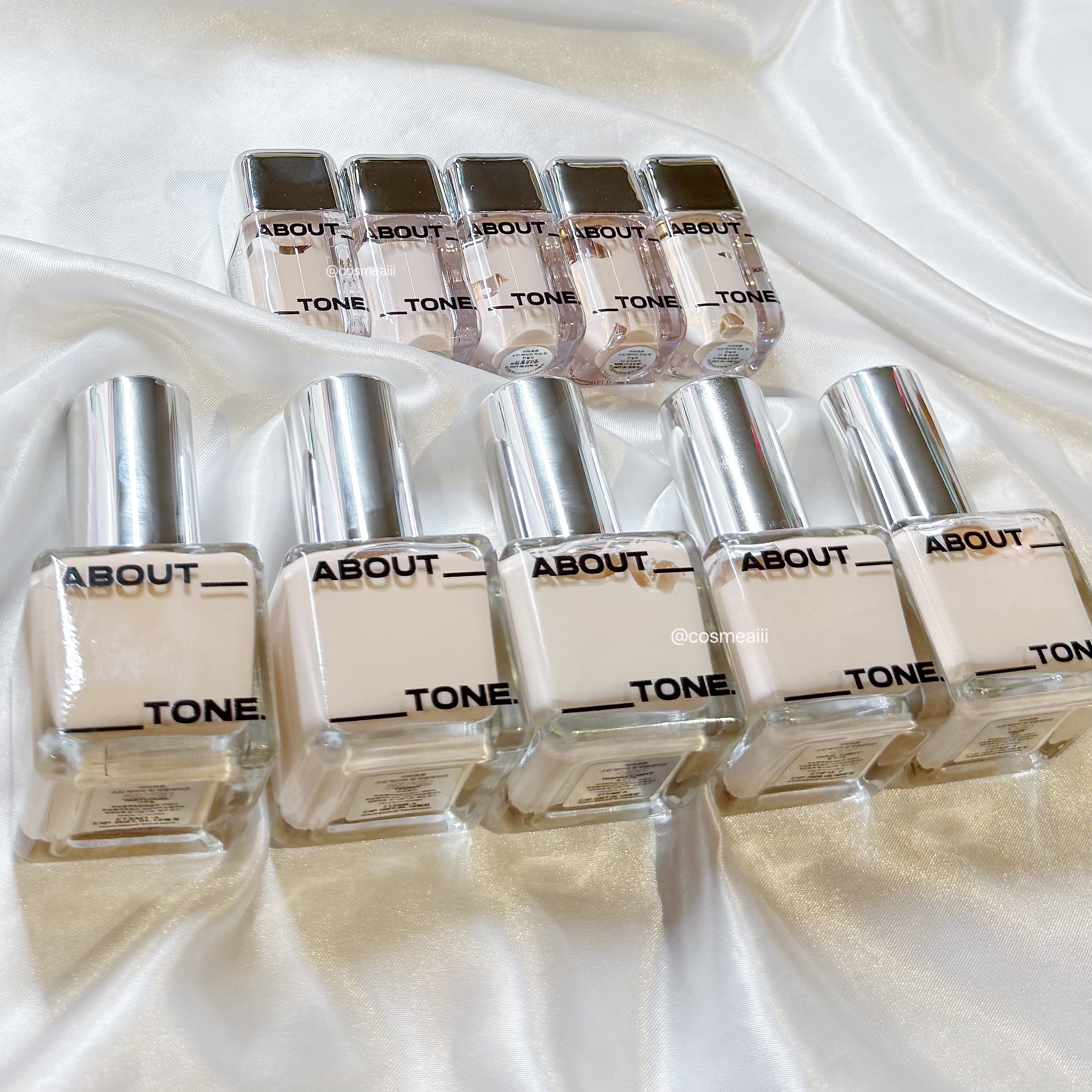 スキンレイヤーフィットファンデーション/ABOUT TONE/リキッドファンデーションを使ったクチコミ（2枚目）