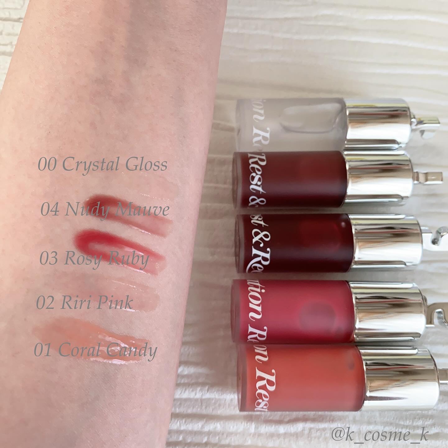 GLOW TINTED LIP OIL/Rest & Recreation BEAUTY/リップオイルを使ったクチコミ（3枚目）