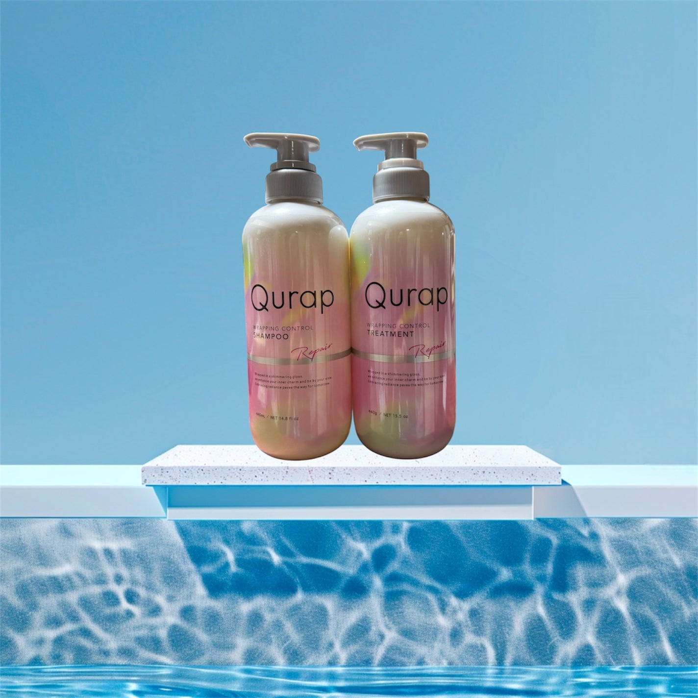 ラッピングコントロールシャンプー/トリートメント/Qurap/市販シャンプーを使ったクチコミ(1枚目)