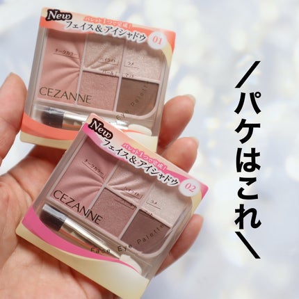 フェイスアイパレット/CEZANNE/アイシャドウを使ったクチコミ(10枚目)