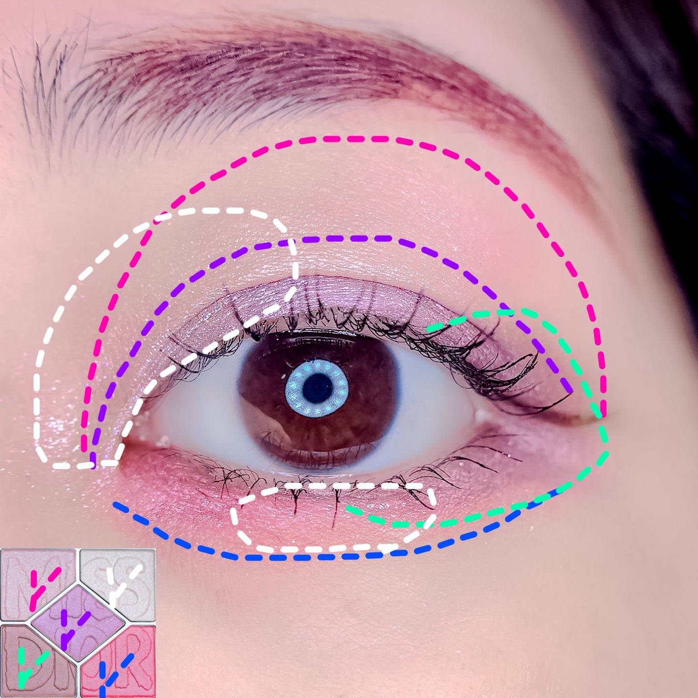 ディオールショウ サンク クルール/Dior/アイシャドウを使ったクチコミ(2枚目)