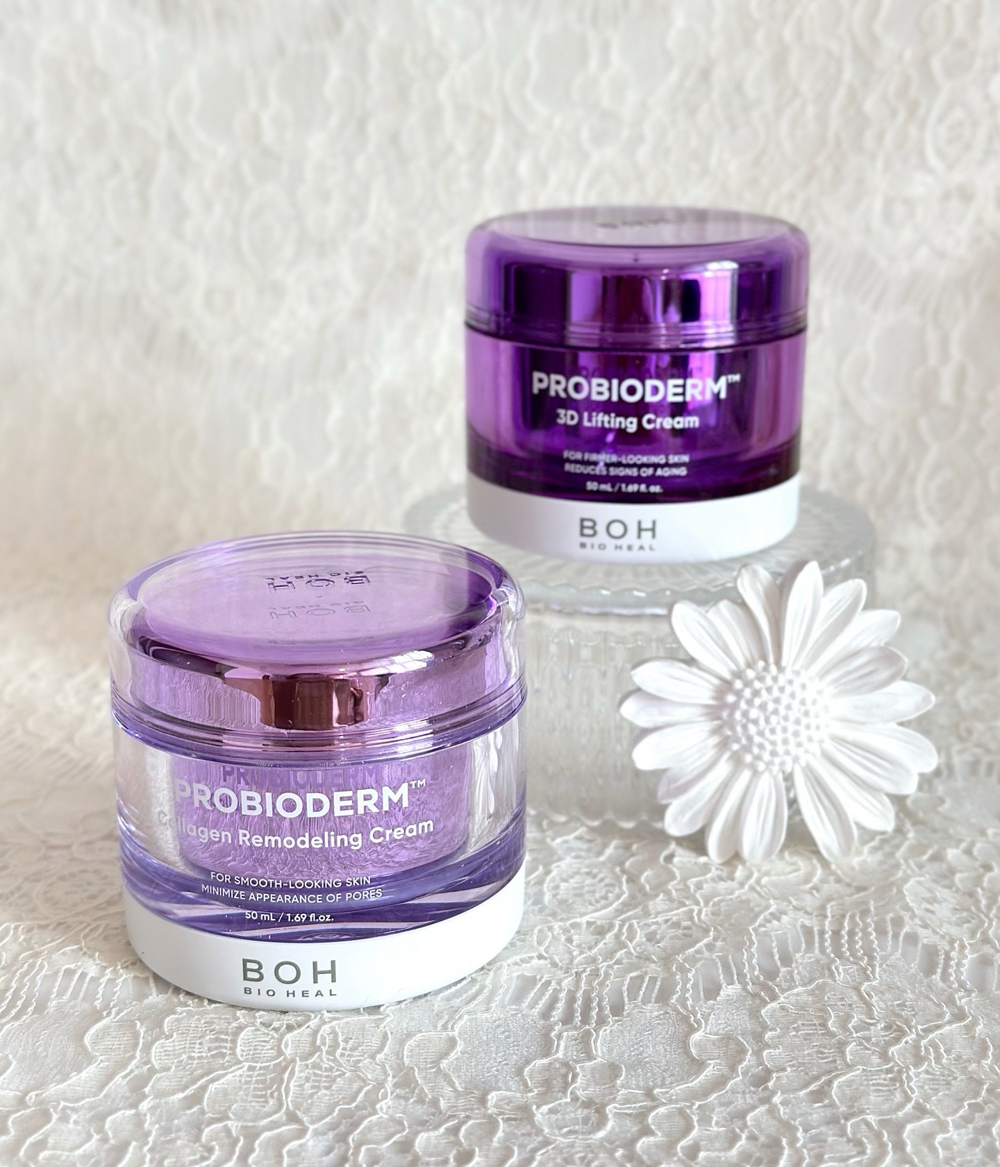 ❁⃘*.ﾟ 
 
 
バイオヒールボの大人気クリーム
2種類を使い比べしました💜⸒⸒

 
💜プロバイオダーム 
 3Dリフティングクリーム
￣￣￣￣￣￣￣￣￣￣￣￣￣￣
こっくり濃厚なテクスチャーで
肌にのばすとピタッと密着🤲🏻⸒