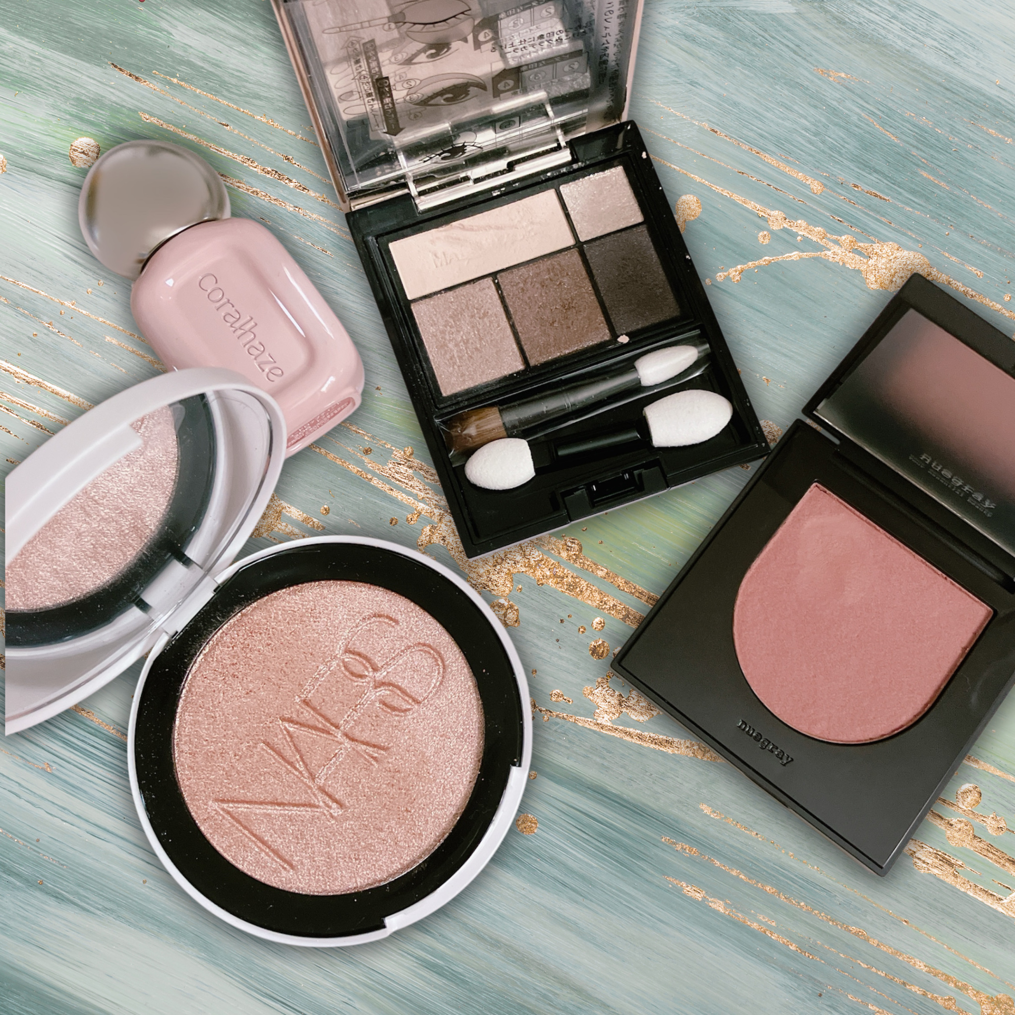 スウェイチークブラッシャー/nuegray/ジェル・クリームチークを使ったクチコミ（1枚目）