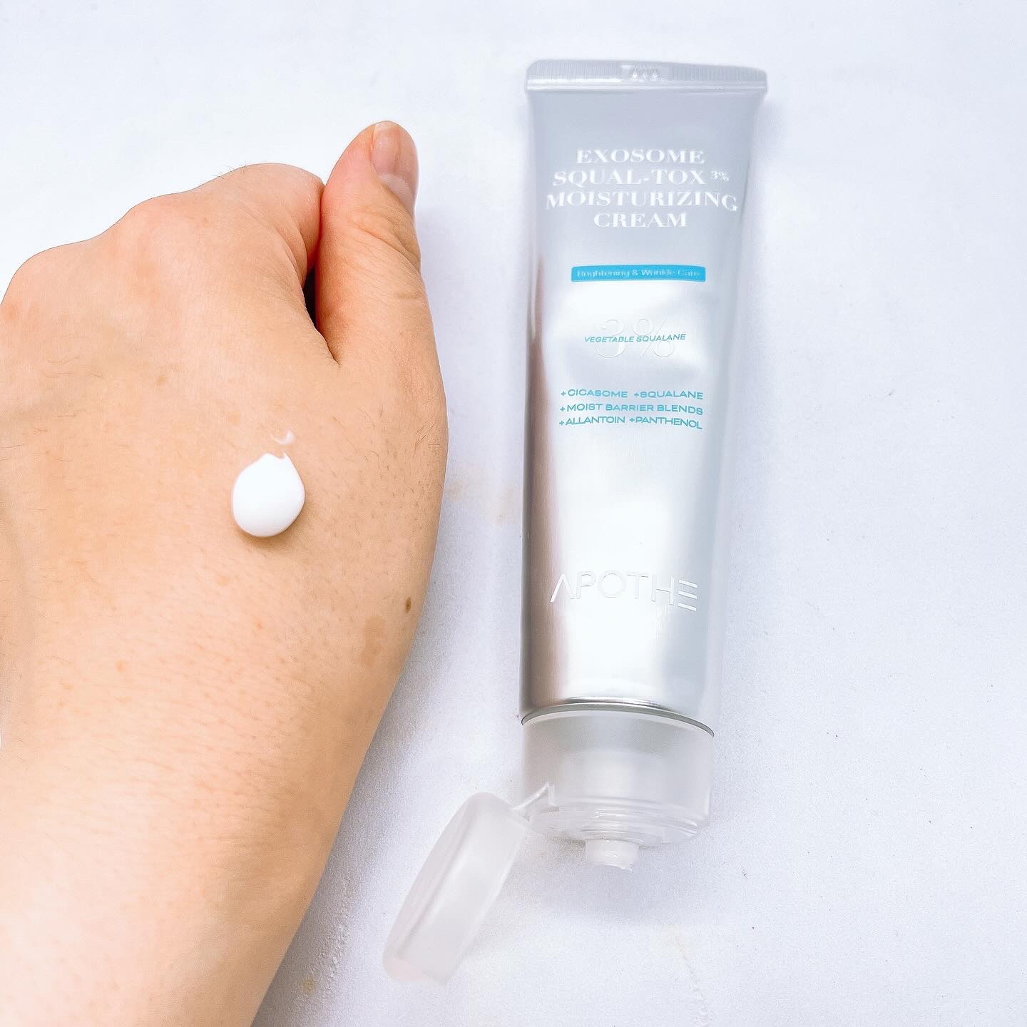 エクソソームスクアルトックスモイスチャーライジングクリーム/APOTHE/フェイスクリームを使ったクチコミ（2枚目）