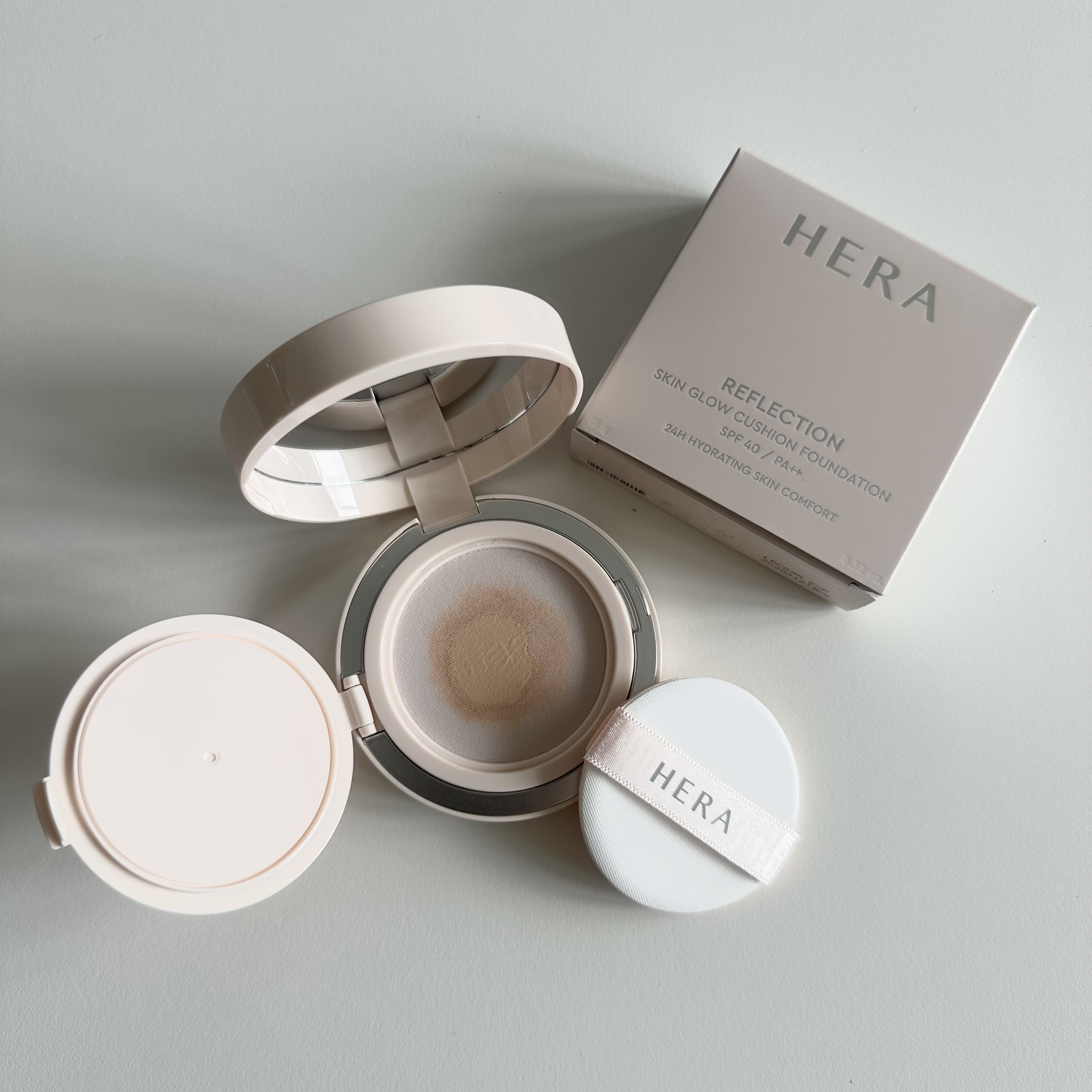 リフレクション スキン グロウ クッション ファンデーション 21N1 バニラ/HERA/クッションファンデーションを使ったクチコミ（3枚目）