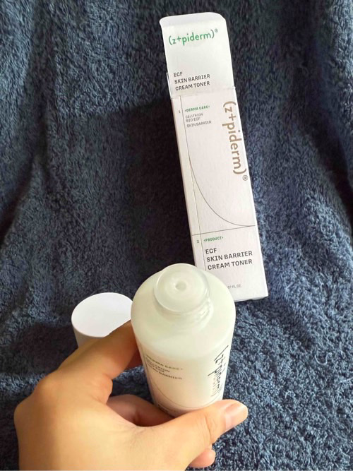 EGFスキンバリアクリームトナー 150ml/z+piderm/化粧水を使ったクチコミ（3枚目）