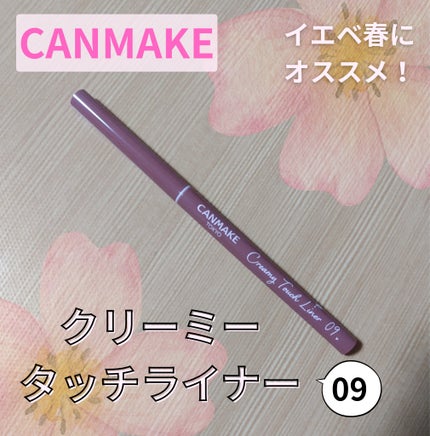 クリーミータッチライナー/キャンメイク/ジェルアイライナーを使ったクチコミ(1枚目)