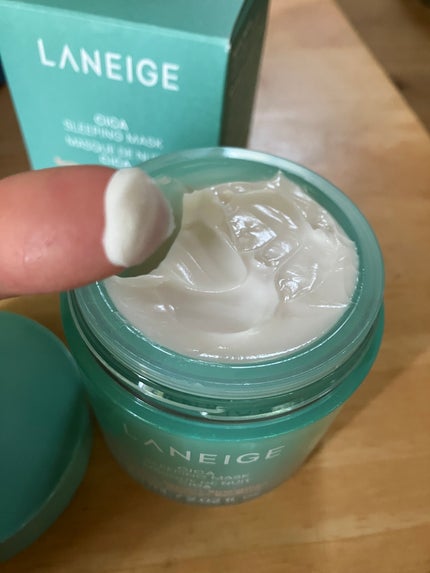 シカスリーピングマスク N/LANEIGE/フェイスクリームを使ったクチコミ(4枚目)