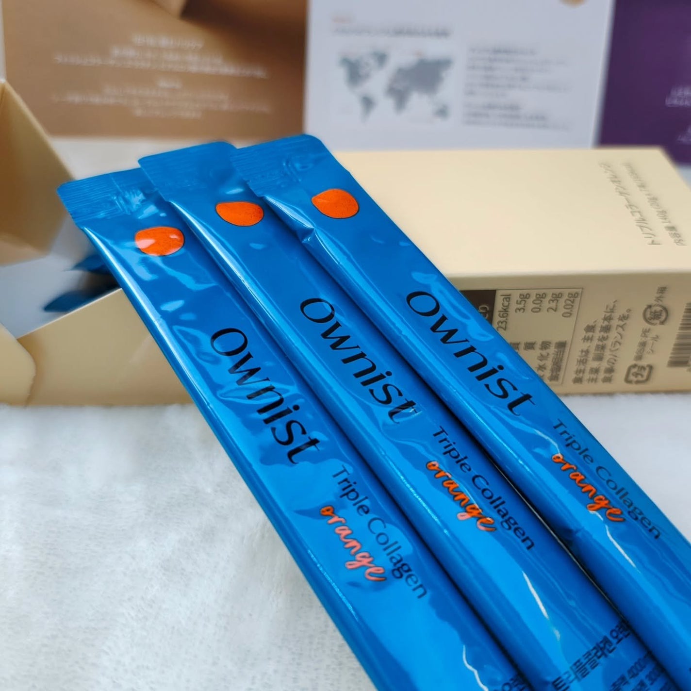 トリプルコラーゲン オレンジ/Ownist/美容サプリメントを使ったクチコミ(3枚目)