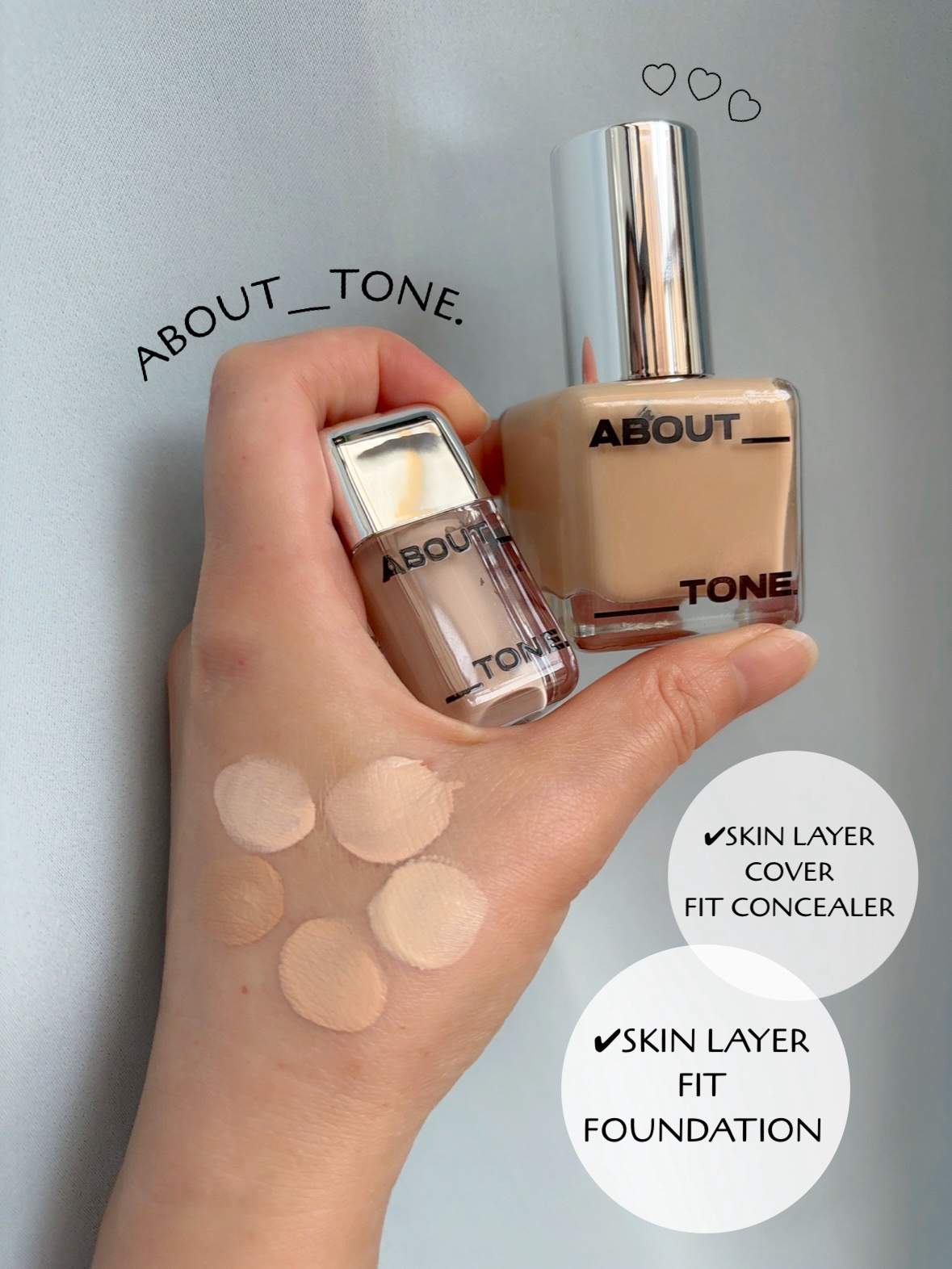 スキンレイヤーカバーフィットコンシーラー/ABOUT TONE/リキッドコンシーラーを使ったクチコミ（2枚目）