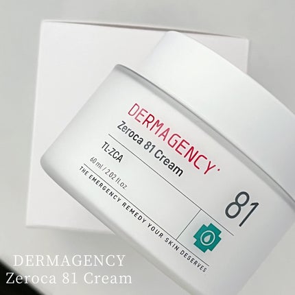 ダーマジェンシー ゼロカ81 クリーム/DERMAGENCY/フェイスクリームを使ったクチコミ(1枚目)