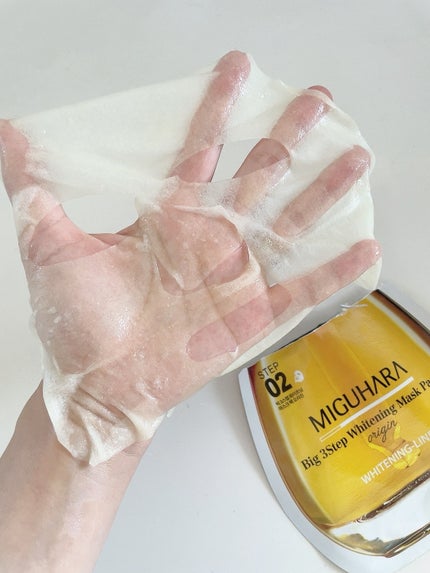 Big3 Step Whitening Mask Pack/MIGUHARA/シートマスク・パックを使ったクチコミ(6枚目)