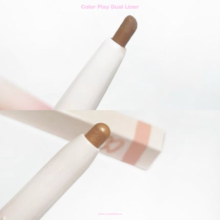 カラープレイデュアルライナー/2aN/スティックアイシャドウを使ったクチコミ(4枚目)