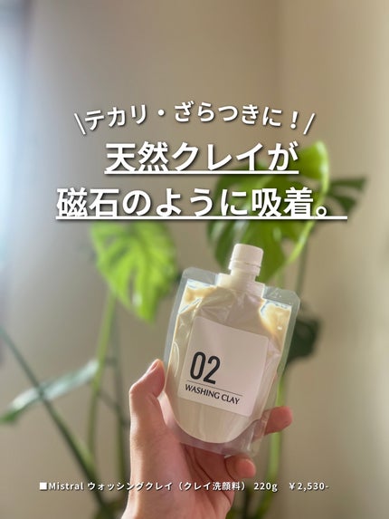 ウォッシングクレイ/ミストラル・コスメティクス/その他洗顔料を使ったクチコミ(1枚目)
