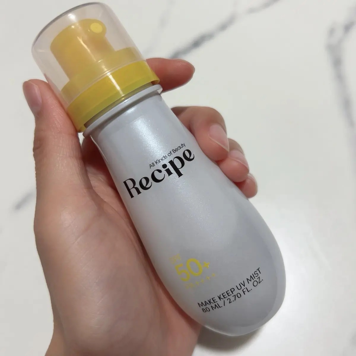 メイクキープUVミスト/Recipe/日焼け止めミスト・スプレーを使ったクチコミ（3枚目）