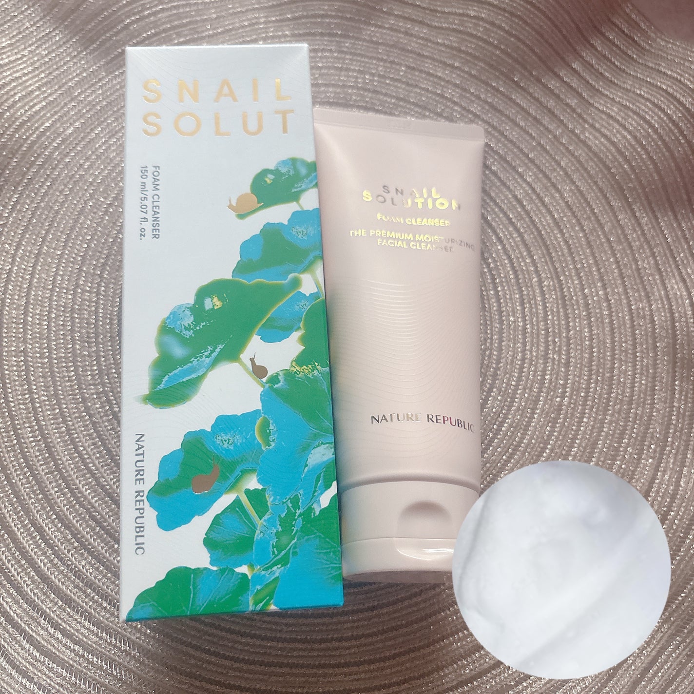 スネイルソリューションフォームクレンザー/ネイチャーリパブリック/洗顔フォームを使ったクチコミ(1枚目)