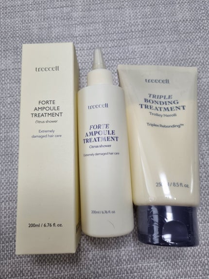 フォルテ アンプル トリートメント/treecell/洗い流すヘアトリートメントを使ったクチコミ(1枚目)