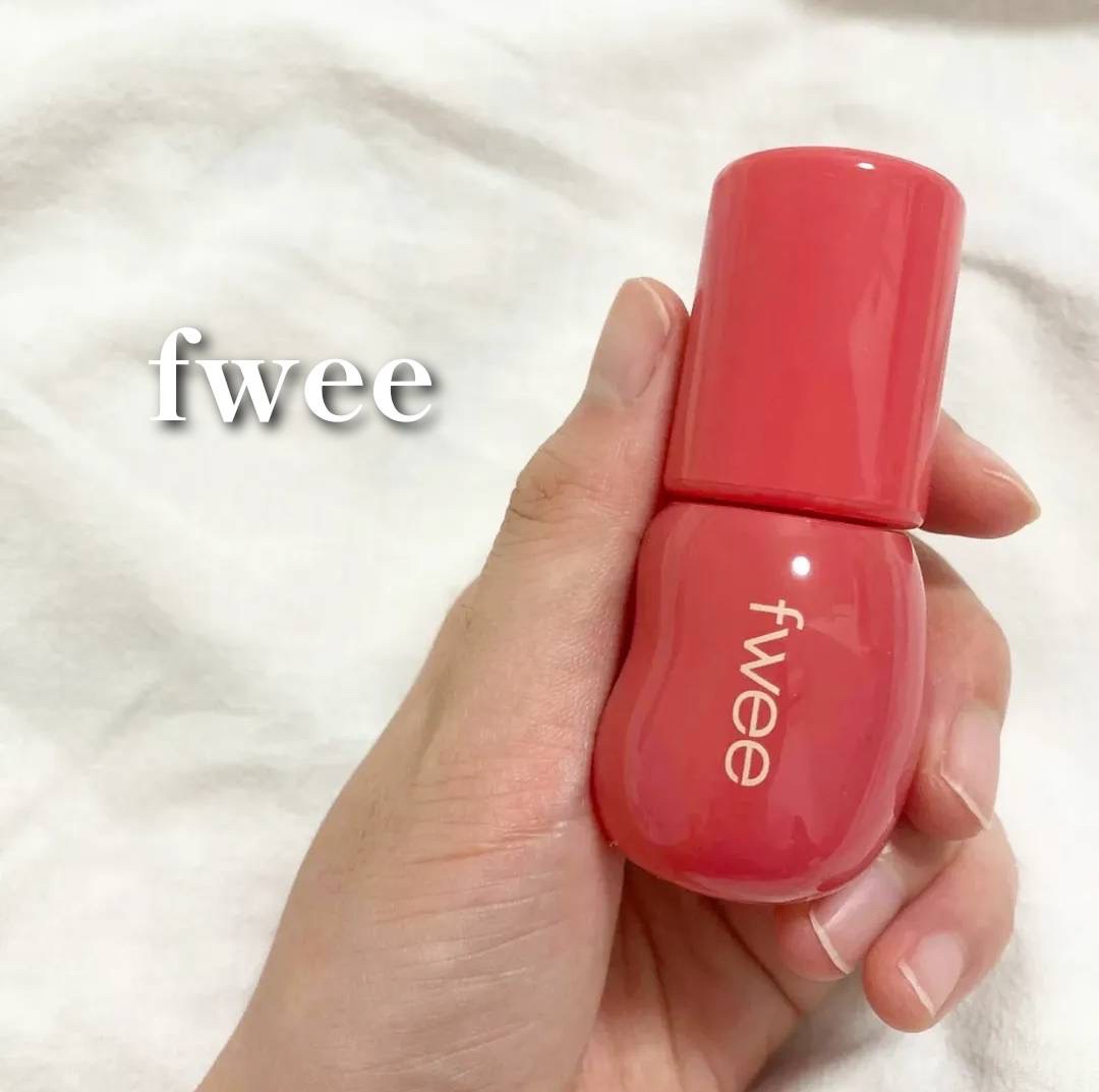 フィー 3Dボリューミンググロス B02 ソルベ 70%/fwee/リップグロスを使ったクチコミ（1枚目）