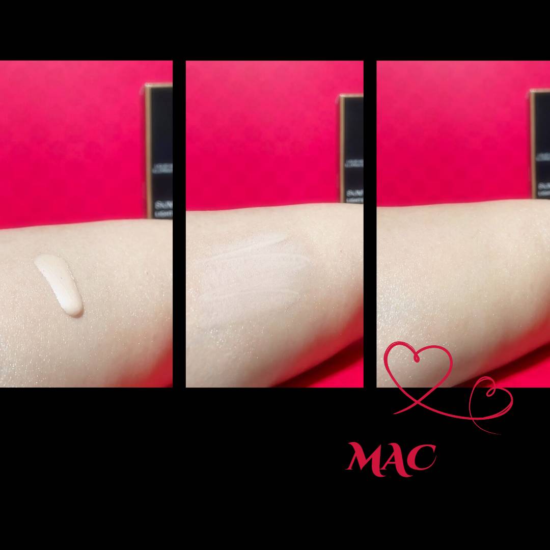 スキンフィニッシュ ライトストラック リキッド ハイライター/M・A・C/リキッドハイライトを使ったクチコミ（2枚目）