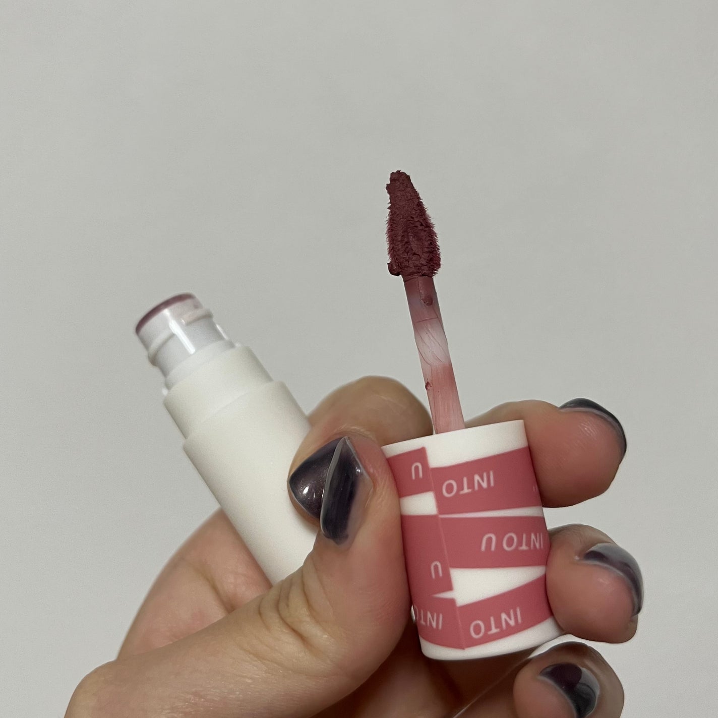 スーパーマットリップ&チークマッド/INTO U/口紅を使ったクチコミ(2枚目)