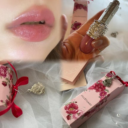 リップラッカー ブルーミングガーランド/JILL STUART/口紅を使ったクチコミ(4枚目)