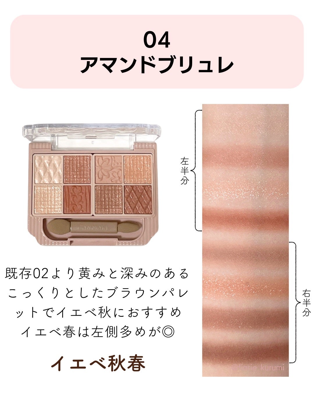 プティパレットアイズ/キャンメイク/パウダーアイシャドウを使ったクチコミ(5枚目)