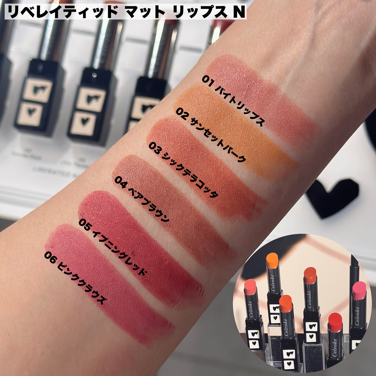 限定 セルヴォーク ヴァティックアイパレット ex16 マットリップスn 01