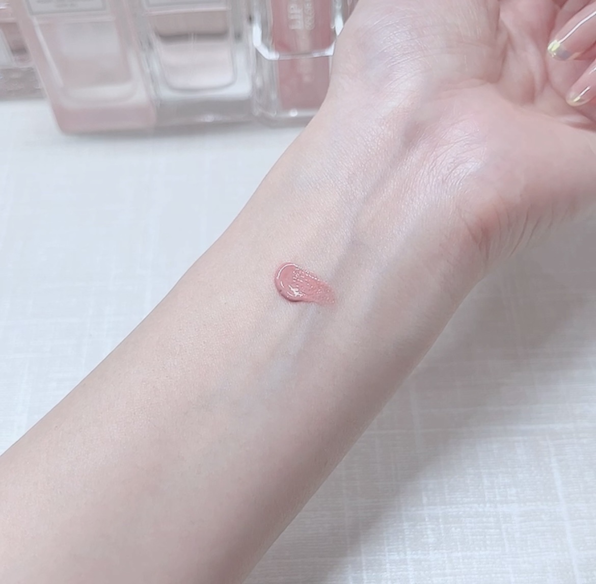 ペタルドロップリキッドブラッシャー/DEAR DAHLIA/リキッドチークを使ったクチコミ（2枚目）