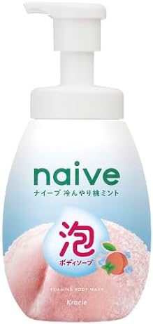 泡で出てくるボディソープ（冷んやり桃ミント） ポンプ 600ml