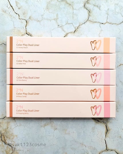 カラープレイデュアルライナー/2aN/スティックアイシャドウを使ったクチコミ(5枚目)