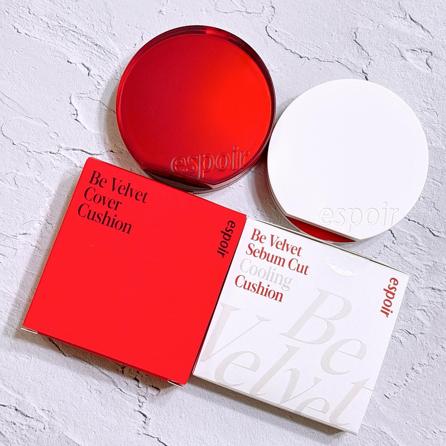 ビーベルベット セバムカットクッション/espoir/プレストパウダーを使ったクチコミ（1枚目）