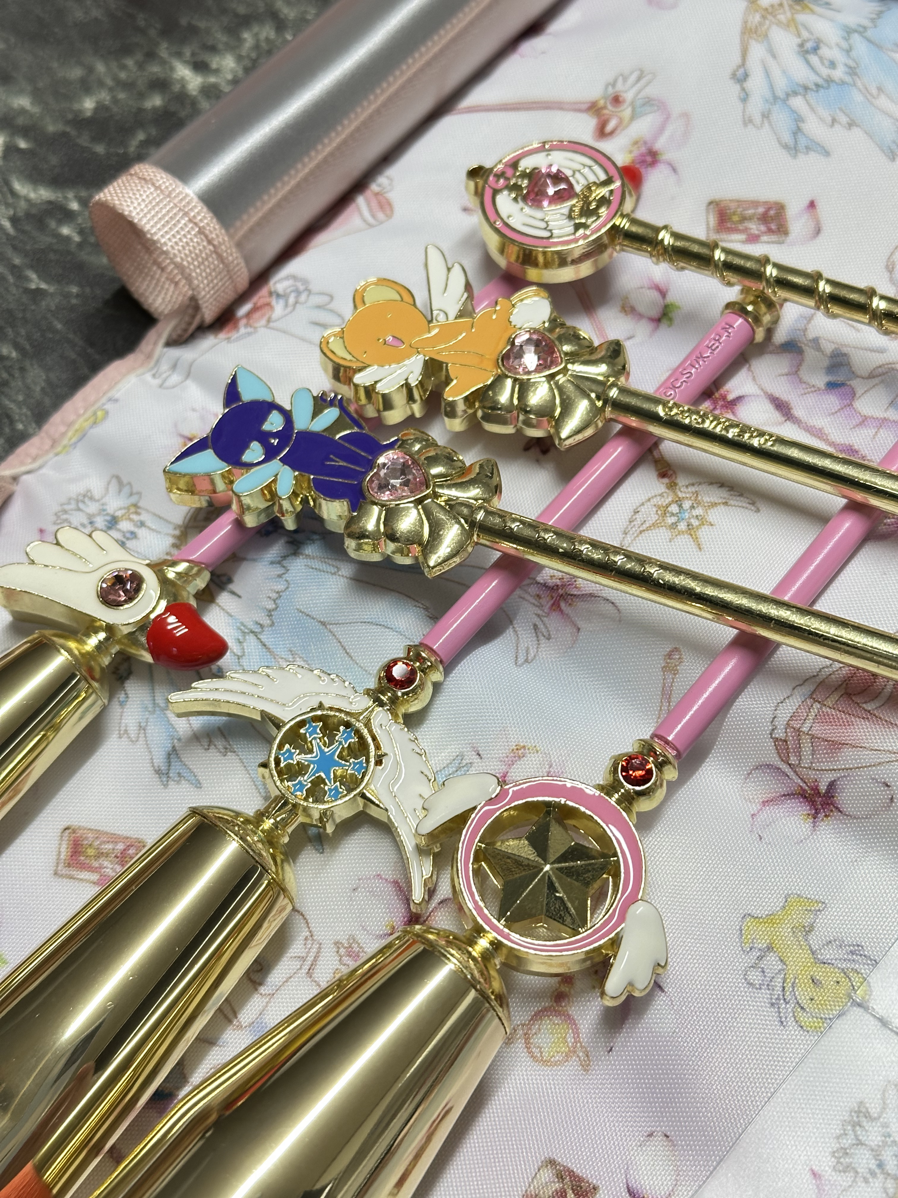 カードキャプターさくら 専用収納ポーチ＆メイクブラシ6本セット/SHOBIDO/メイクブラシを使ったクチコミ（1枚目）