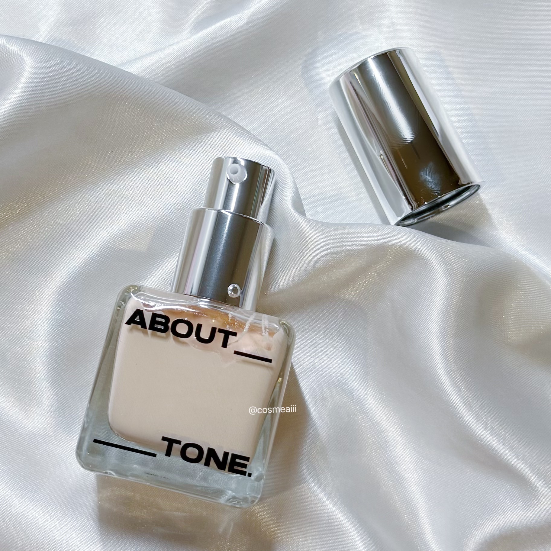 スキンレイヤーフィットファンデーション/ABOUT TONE/リキッドファンデーションを使ったクチコミ（3枚目）