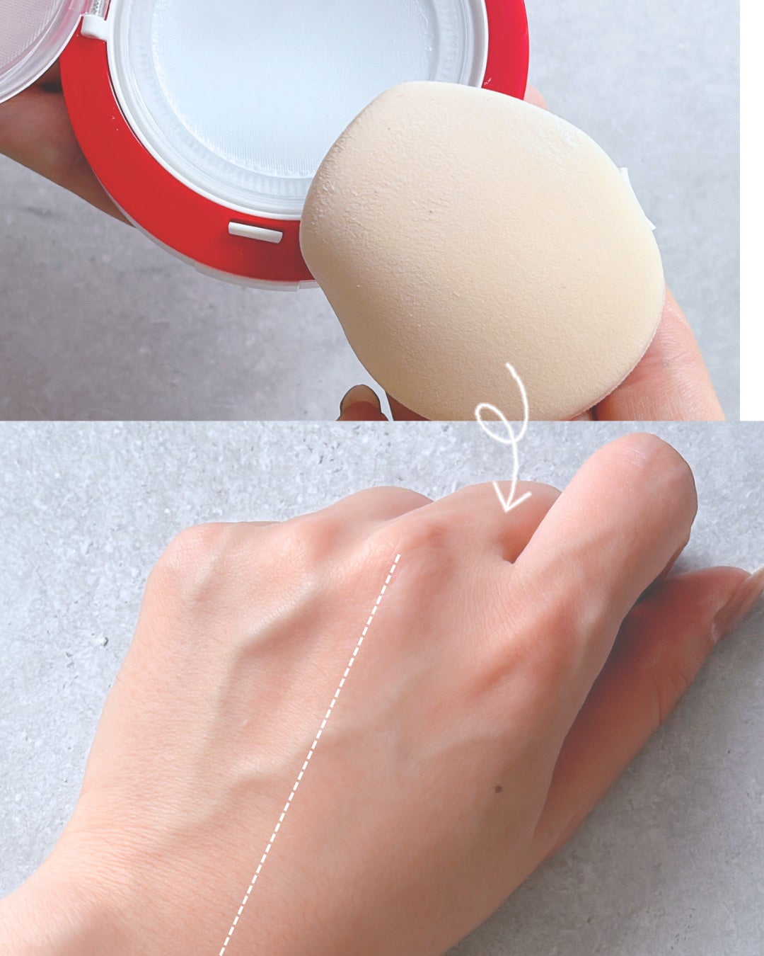 ビーベルベット カバークッション/espoir/クッションファンデーションを使ったクチコミ(5枚目)