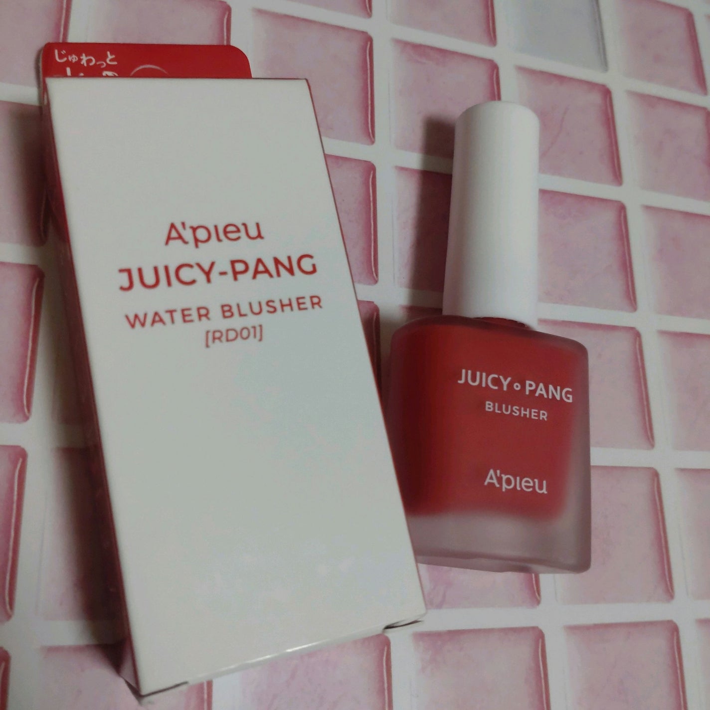 アピュー ジューシーパン ウォーターブラッシャー/A’pieu/リキッドチークを使ったクチコミ(1枚目)