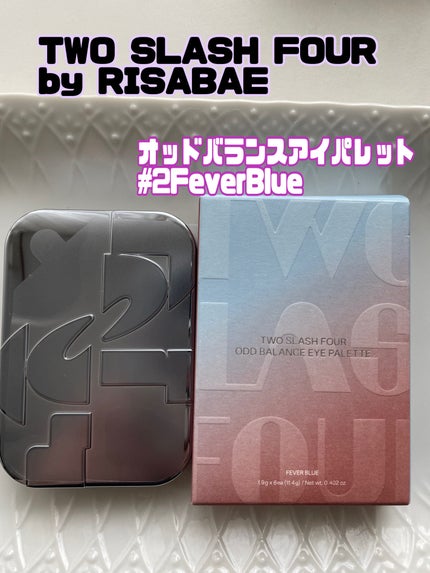 オッドバランスアイパレット/TWO SLASH FOUR/アイシャドウパレットを使ったクチコミ(1枚目)