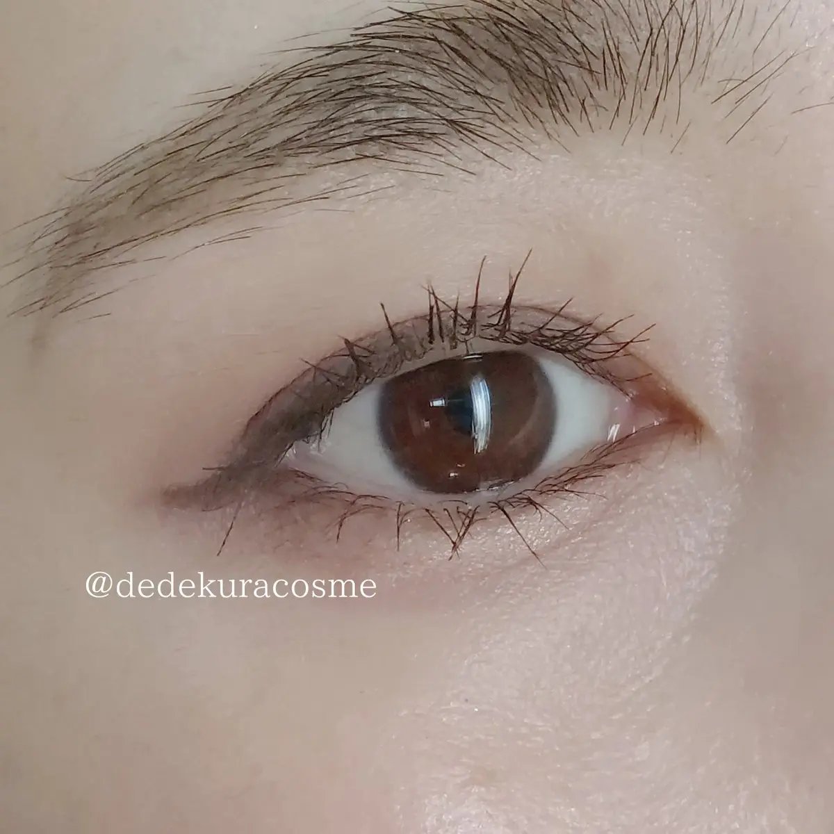 インスパイアスキニーカーリングマスカラ/mude./マスカラを使ったクチコミ（2枚目）