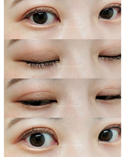 カラープレイデュアルライナー/2aN/スティックアイシャドウを使ったクチコミ(4枚目)