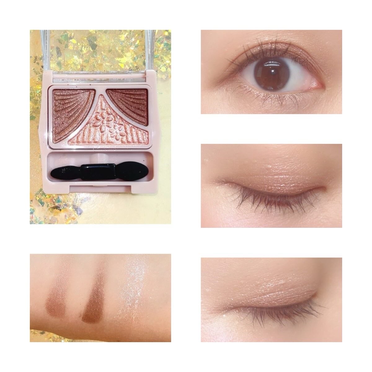 ジューシーピュアアイズ/キャンメイク/アイシャドウパレットを使ったクチコミ(2枚目)