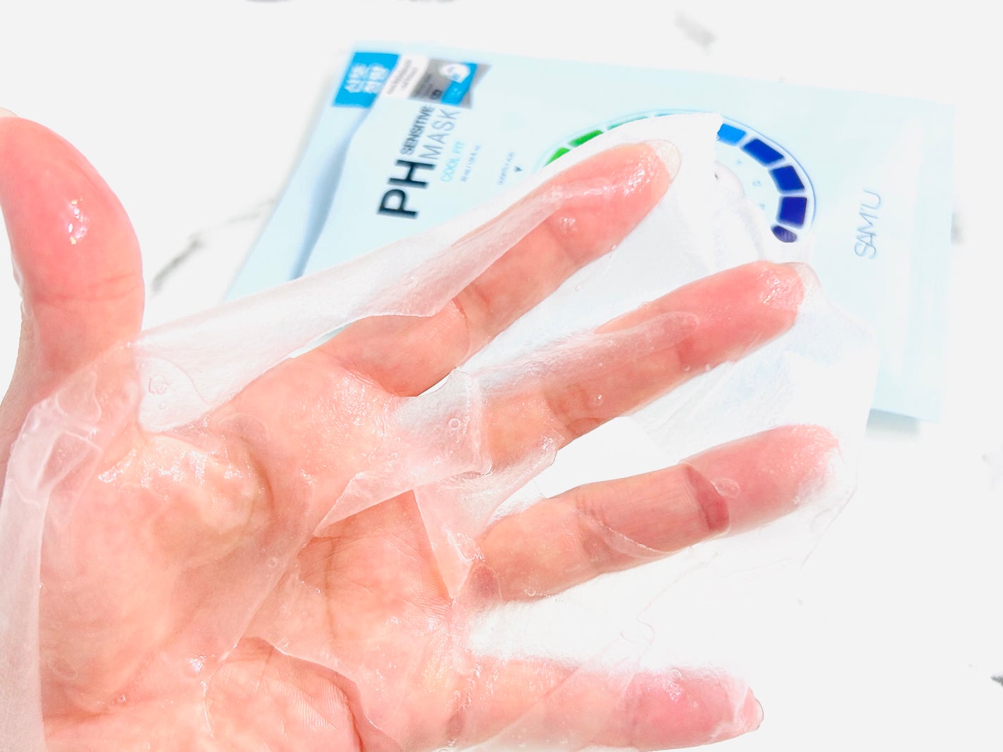 PHセンシティブマスクスージング&モイスト/SAM'U/シートマスク・パックを使ったクチコミ(2枚目)