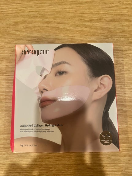 レッドコラーゲンハイドロゲルマスク/avajar/シートマスク・パックを使ったクチコミ(1枚目)
