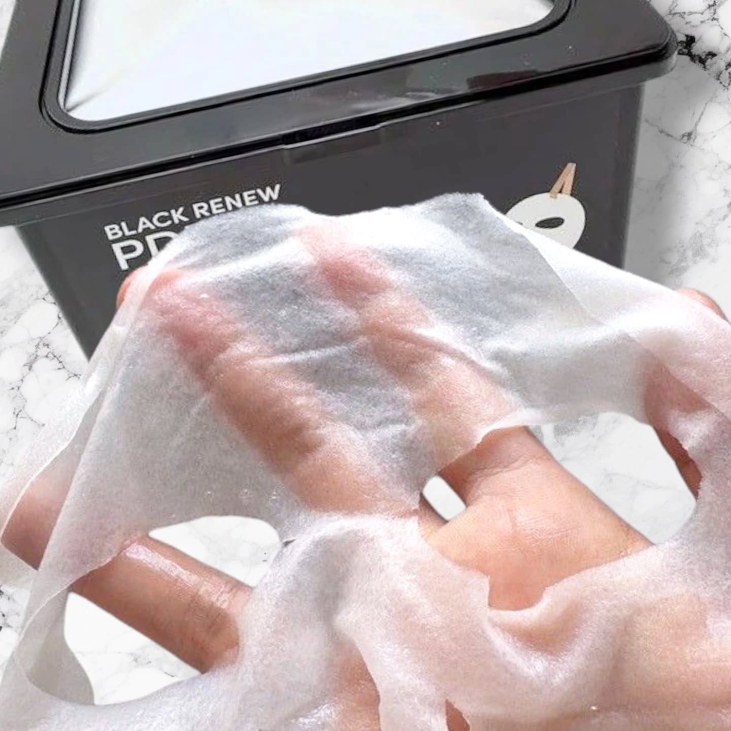 ブラックPDRN デイリーシートマスク/ネイチャーリパブリック/シートマスク・パックを使ったクチコミ（3枚目）