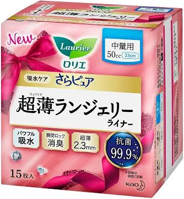 さらピュア 超薄ランジェリーライナー / ロリエ