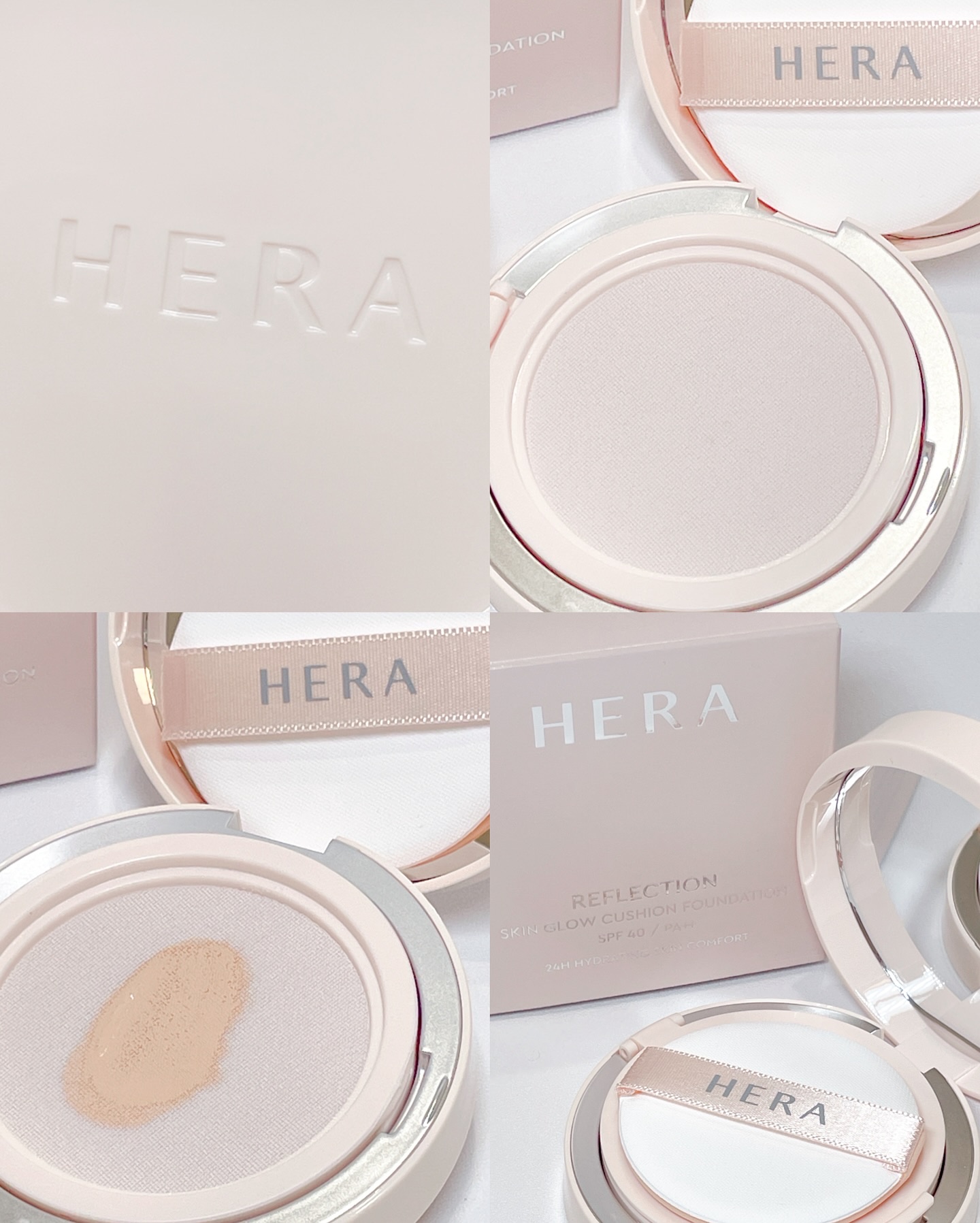 リフレクション スキン グロウ クッション ファンデーション/HERA/クッションファンデーションを使ったクチコミ（2枚目）